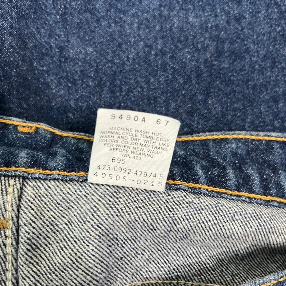 Vintage Levi's 505 Jeans Mens 40X30 Regular Fit‎ Classic Straight Leg Orange Tab